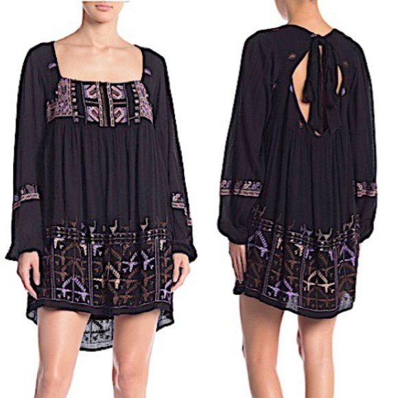 NEW Free People Rhiannon Embroidered Dress, small - Picture 1 of 11